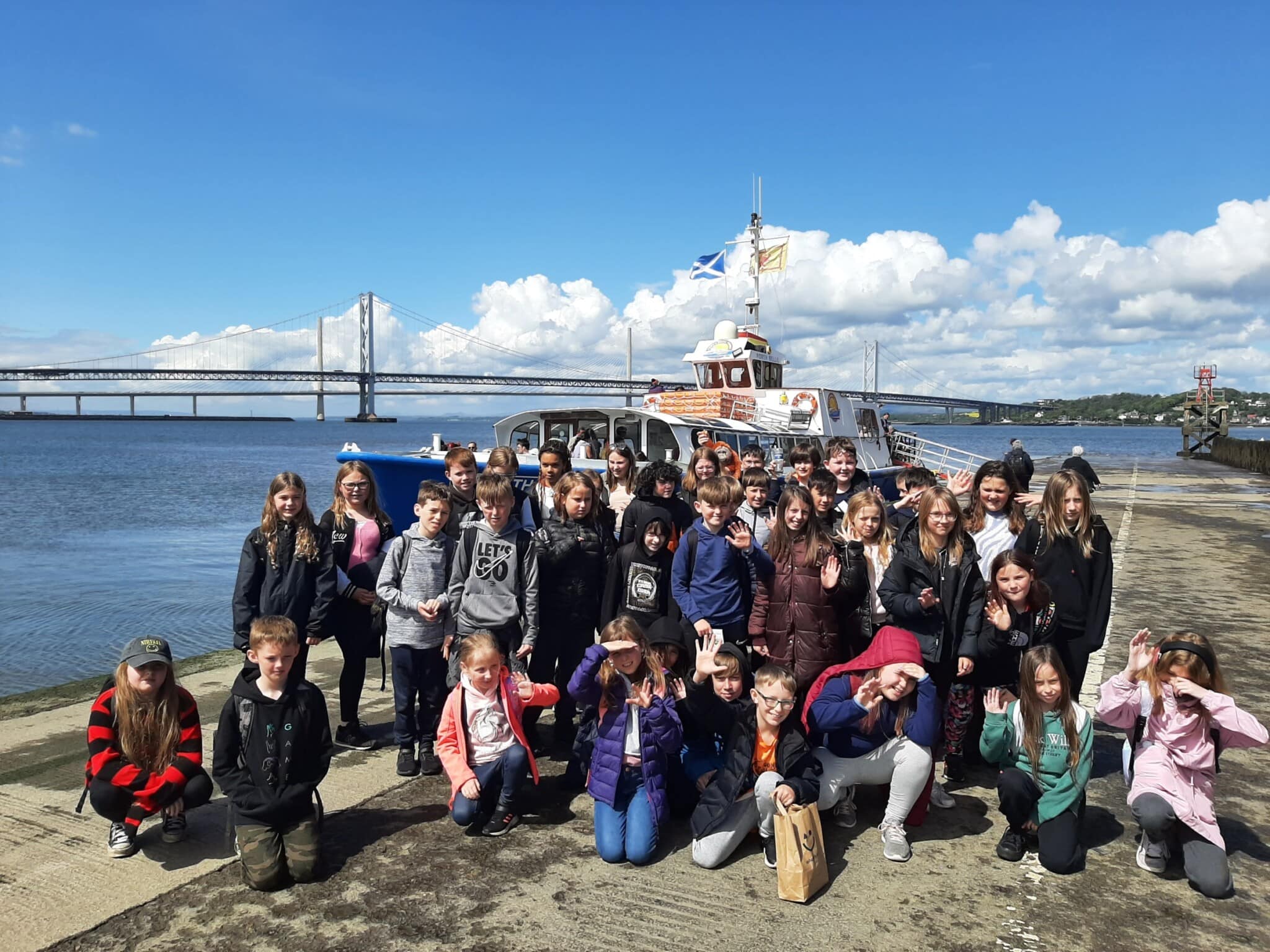 education and school group bookings - Forth Boat Tours Three Bridges Cruise